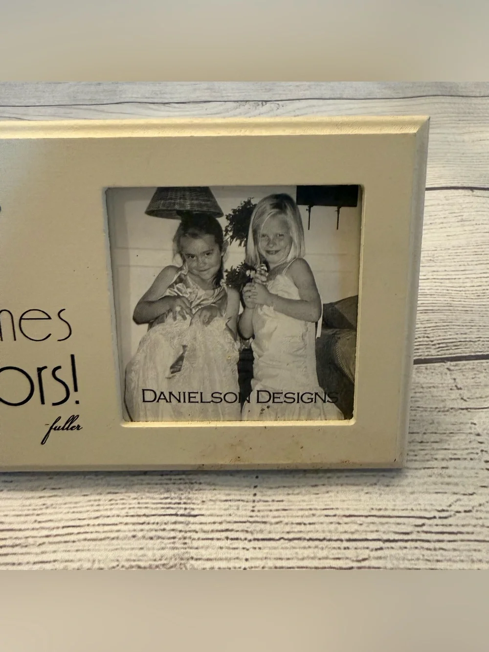 Cream Picture Frame with Inspirational Quote